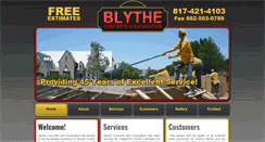 Desktop Screenshot of blytheconcrete.com